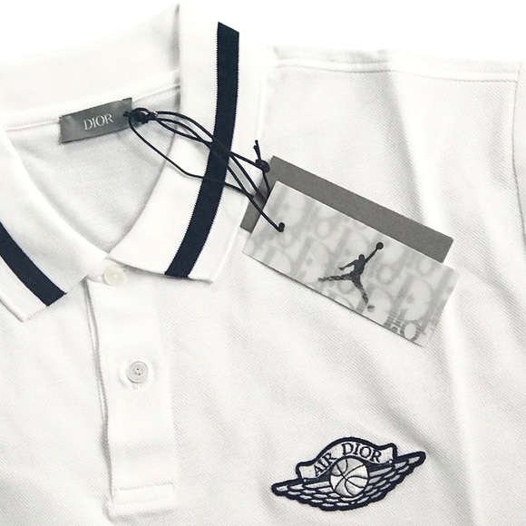 Brand New Dior x Jordan Wings Polo Shirt - Picture 3 of 5